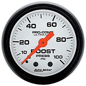 Autometer Phantom Mechanical Boost gauge 2 1/16" (52.4mm)