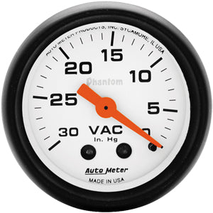 Autometer Phantom Mechanical Vacuum gauge 2 1/16