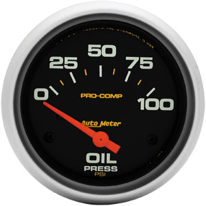 Autometer Pro Comp Short Sweep Electric Oil Pressure Gauge 2 5/8